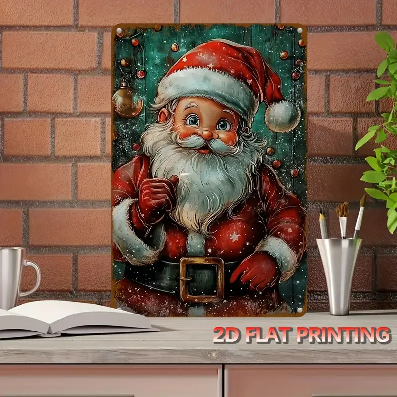 クリスマスサインを持つサンタクロースの手の写真素材・画像素材 Image 91707457