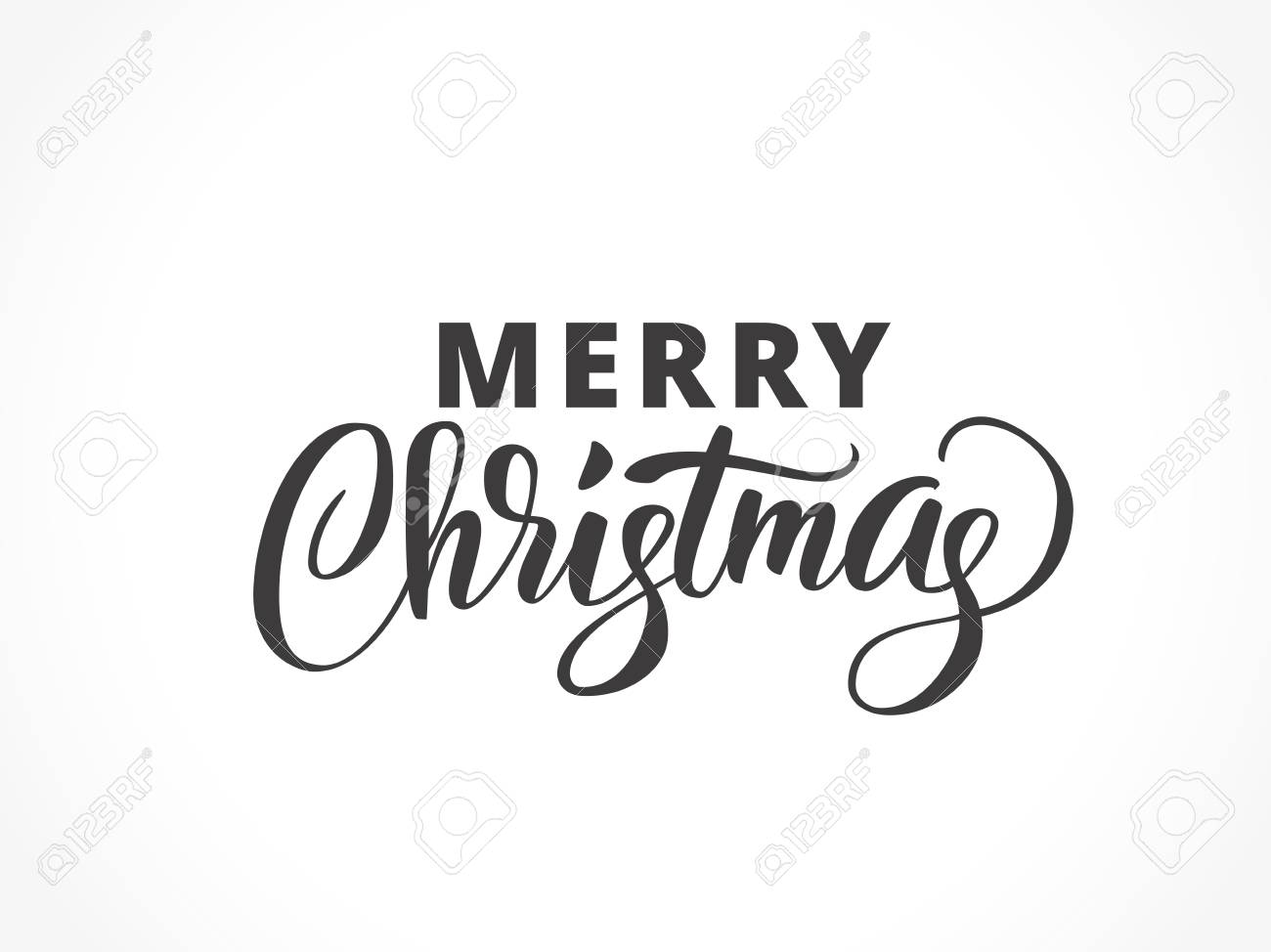 メリークリスマス！シンプルかわいいクリスマスイラスト：イラスト無料