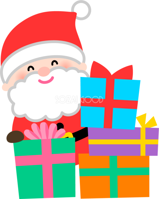かわいい サンタクロース イラスト クリスマス シリーズ１ セット素材集 無料 フリー91322素材Good
