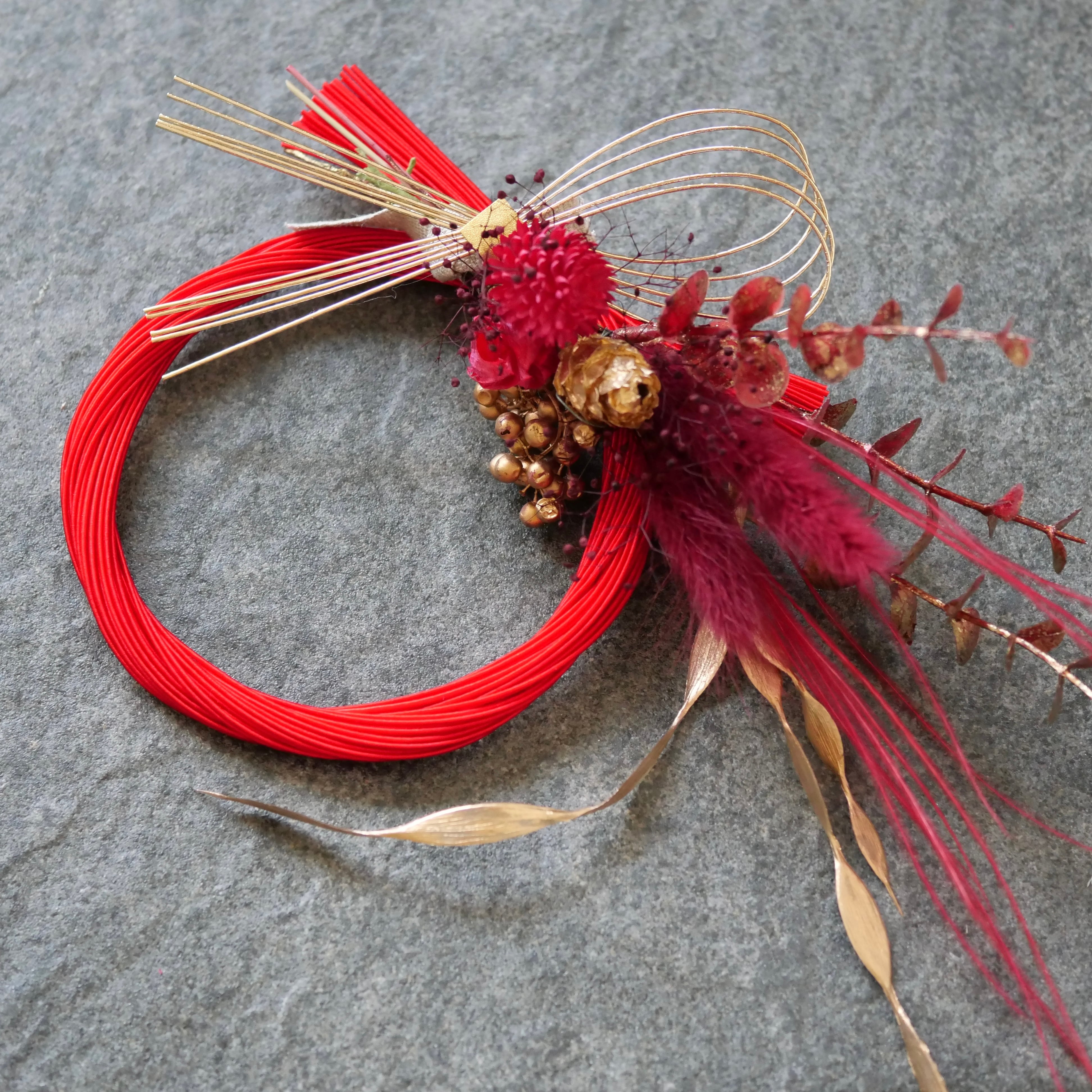 しめ縄 お正月過ぎてもスワッグとして