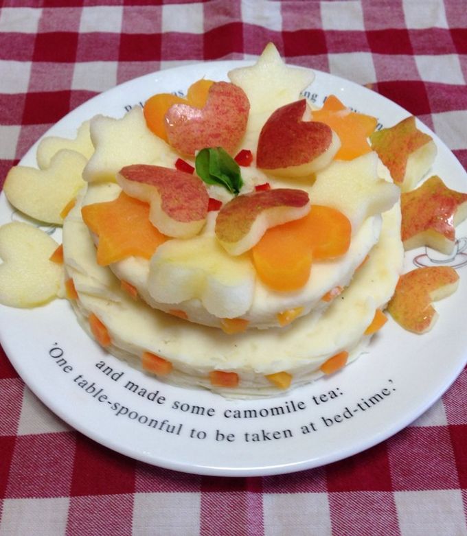 スターポテトサラダケーキMummy's Cooking