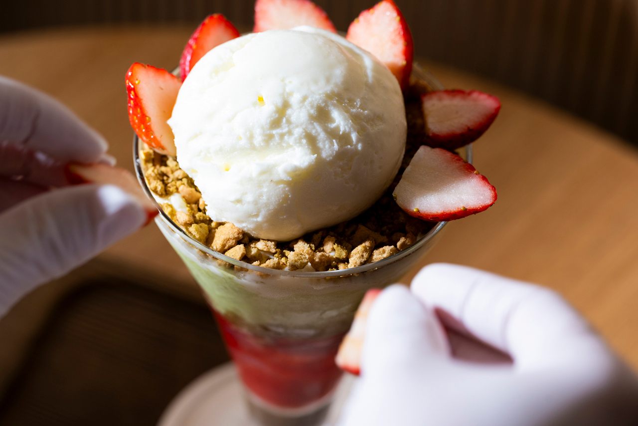 クリスマスw パフェ🍨ブログ東京都府中市のケーキならCafe&Sweets Patisserie柚子