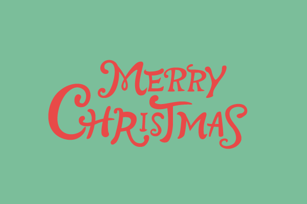 Merry Christmas メリークリスマス文字 おしゃれ イラスト無料 フリー90309素材Good