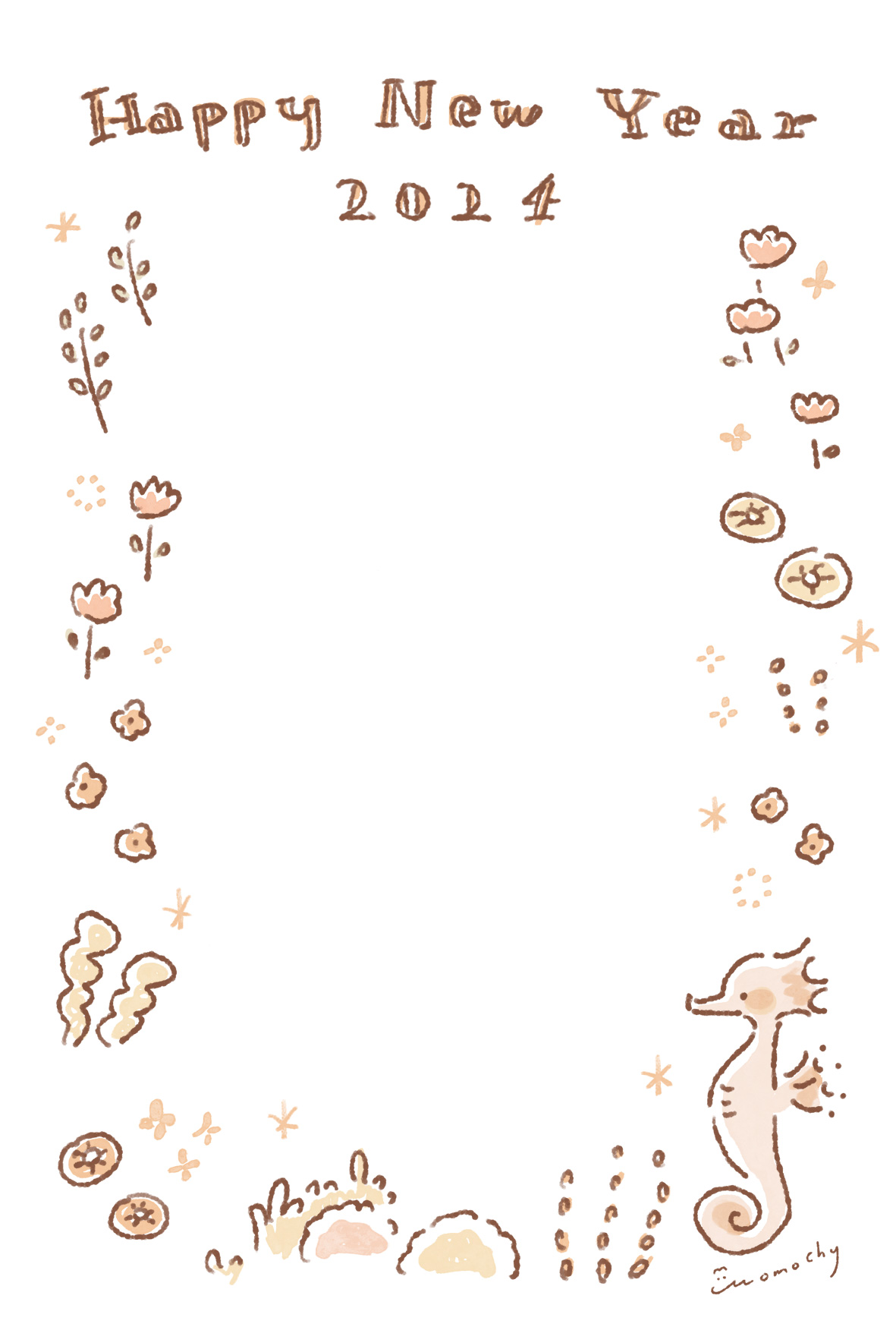 年賀状イラストのフレーム素材 イラスト素材6118493- フォトライブラリ