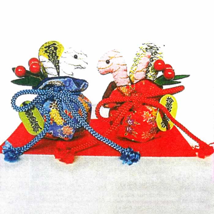 押絵 干支「巳」ミニ色紙シリーズ 2種類– 手芸マキ