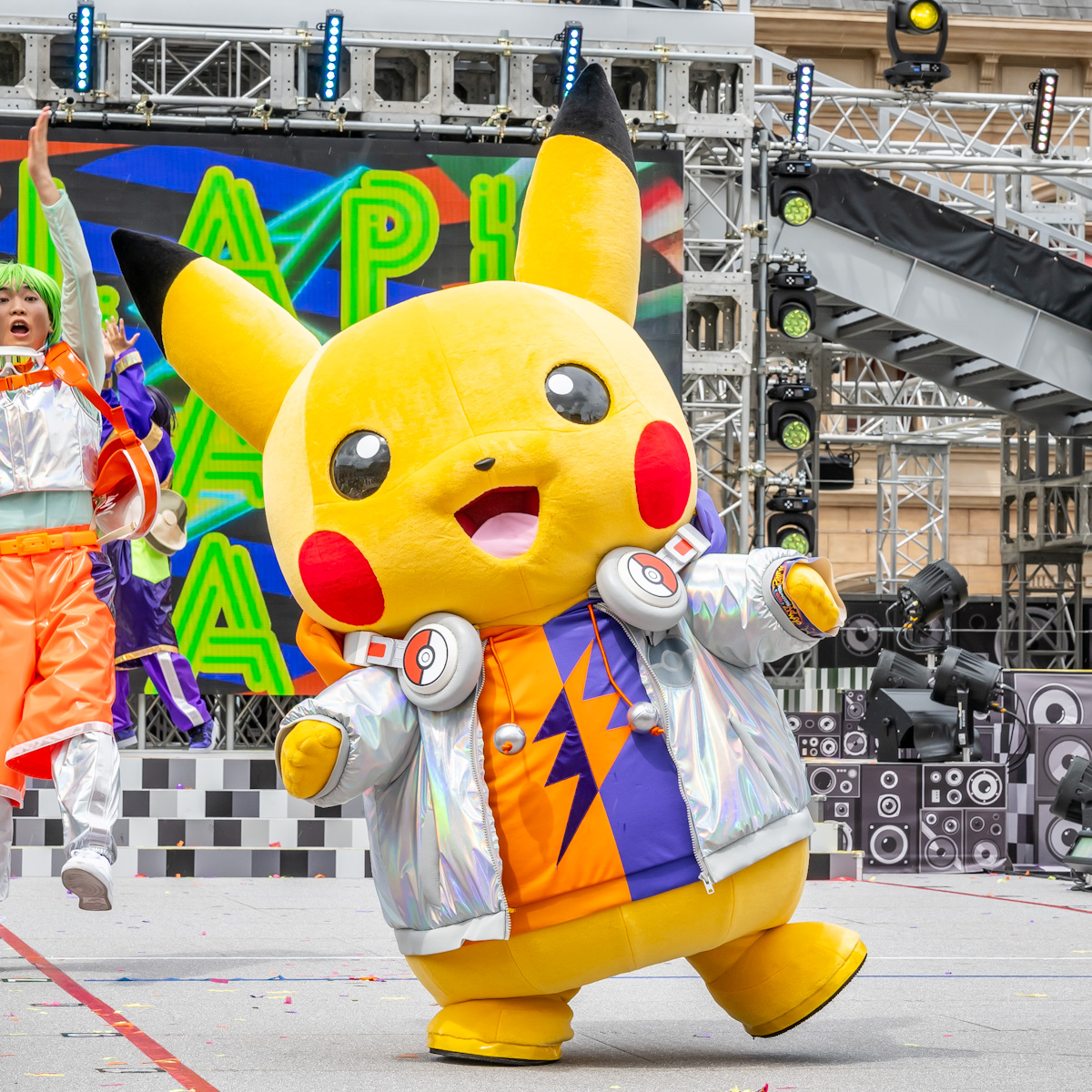 ポケモン・ジャンピン・ハロウィーン・パーティ👻⚡️ ⁡ ⁡ - ̗̀ 𖤐 ジュペッタ ‎𖤐 ̖́- ⁡ ⁡ ⁡ ⁡ジュペッタポケモン ジャンピンハロウィーンパーティNOLIMIT超元気特区USJポケモンユニバポケモンUSJハロウィンユニバハロウィンポケモンハロウィンユニバ