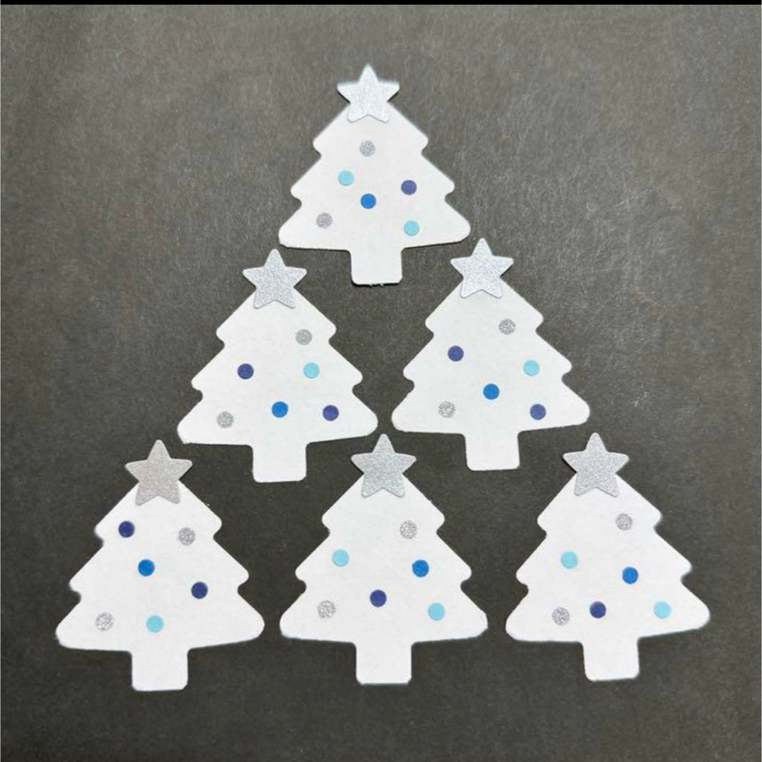 クラフトパンチ クリスマス クリスマスツリー 星 メッセージカード アルバム素材 手帳 保育園 幼稚園 その他素材 Sakuranbo 通販14831394Creema クリーマ