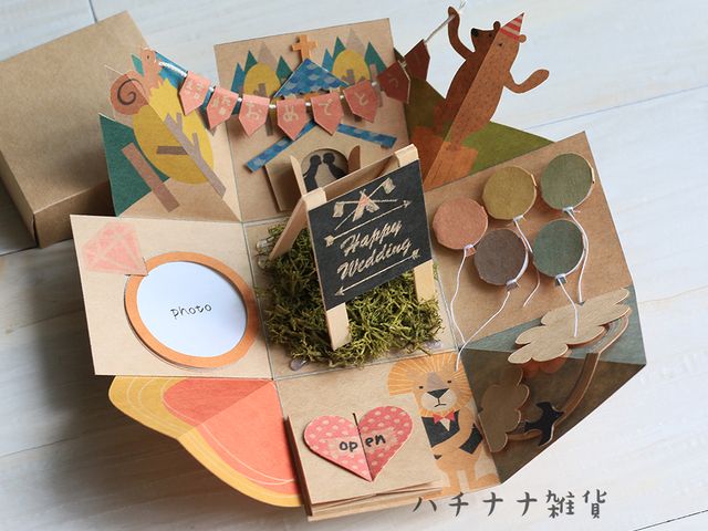 誕生日🎂卒業・入学など、アニバーサリーにおススメな🎁プレゼントボックス、サプライズボックスの作り方シュウシュウガール