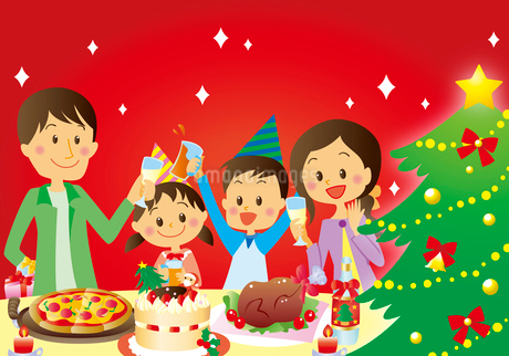 フリーイラストクリスマスパーティーパブリックドメインQ：著作権フリー画像素材集