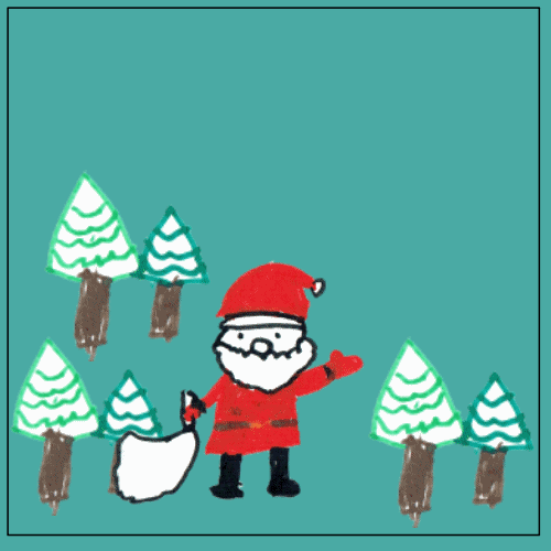 キラキラ動く！クリスマスカード1 - LINE スタンプLINE STORE