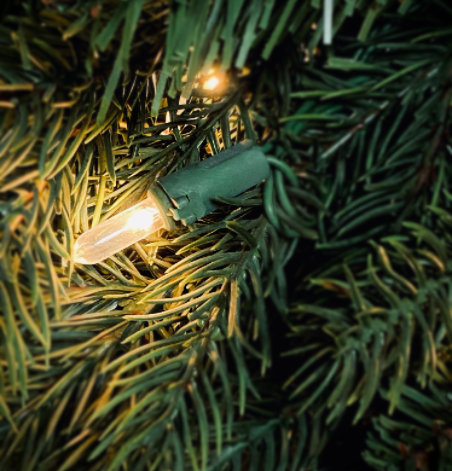 クリスマスツリー ファイバーツリー のランプ交換 LED化 : 蝉時雨