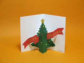 簡単 飛び出すクリスマスカードの作り方How to make Christmas cards easy