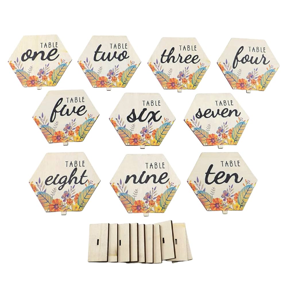 結婚式用席札 テーブルナンバーアルファベットA〜N 14卓分