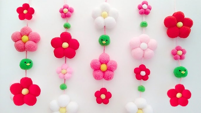 桃の花リースのおひなさま