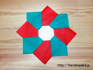 折り紙 クリスマスリース 初回保有者現物プレゼント特典付- dahchan origami factoryのNFTAdam byGMO