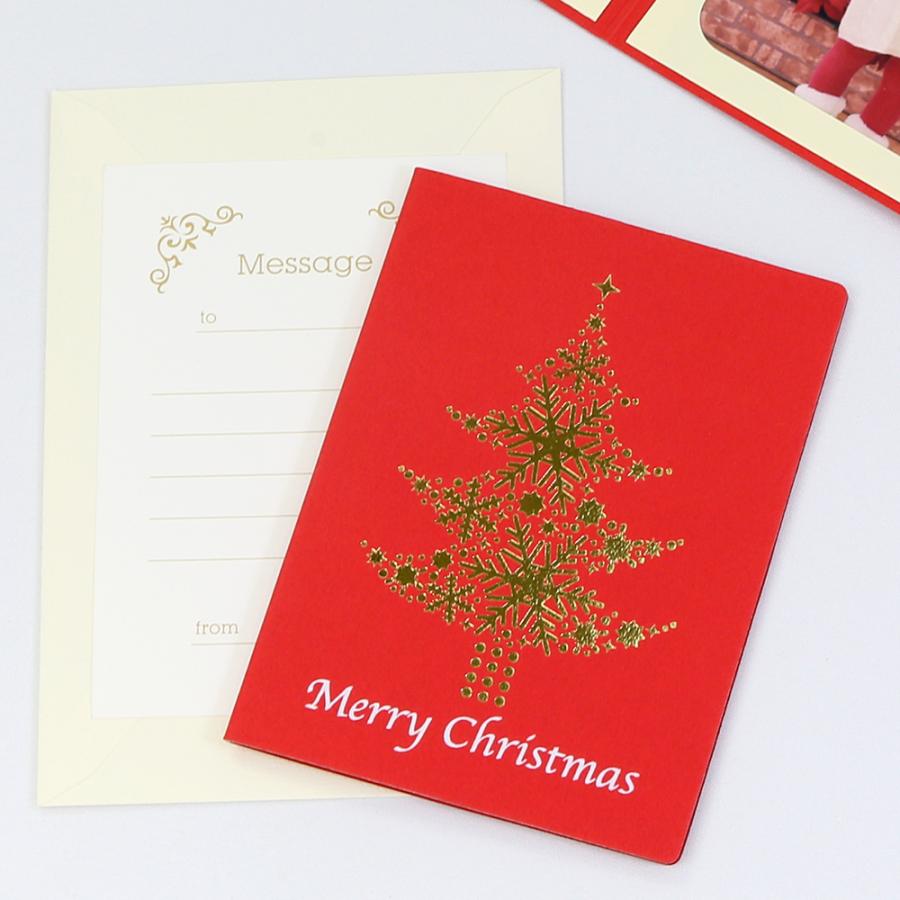 クリスマスツリー デザイン台紙セット フレーム インク 付 □ 手形 足形名入れインク スタンプ も選べる 説明書付き ◇ 手形 足形 アートポスター 出産 赤ちゃん ベビー -にじいろあんよ - プレゼント＆ギフトのギフトモール