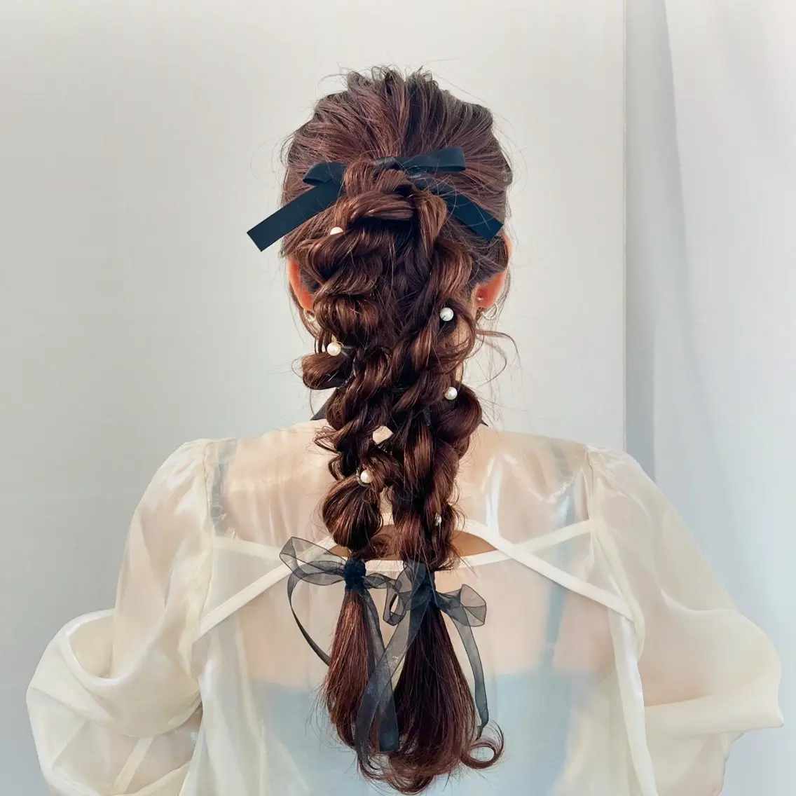 簡単 巻きなし！コテ不要！ロングの方にオススメ！崩れない！お呼ばれ結婚式で簡単可愛い！編み込みと三つ編みのまとめ髪アレンジ