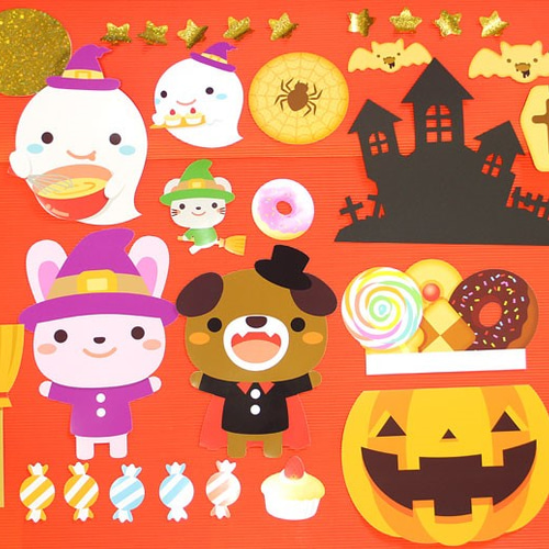 ハロウィン製作⚠️現在配布は公式LINEからに変更しています🙇‍♀️ プロフィールのリンクからお願いいたします。@irodoriyoshiten ハロウィン素材の無料配布いたします！ 連休の暇つぶしにいかがでしょうか♡顔のパーツは、貼るだけで何でもかんでも、ジャックオー