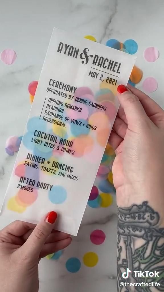 忘年会 席札 手作り 簡単 かわいいTikTok