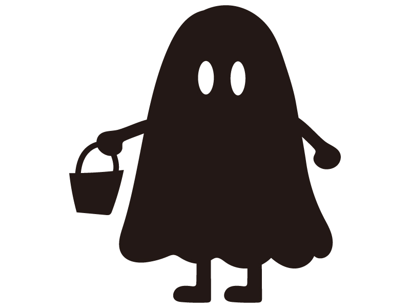 ハロウィンのオバケイラスト 透過PNG園だより、おたよりで使えるかわいいイラストの無料素材集 イラストだより