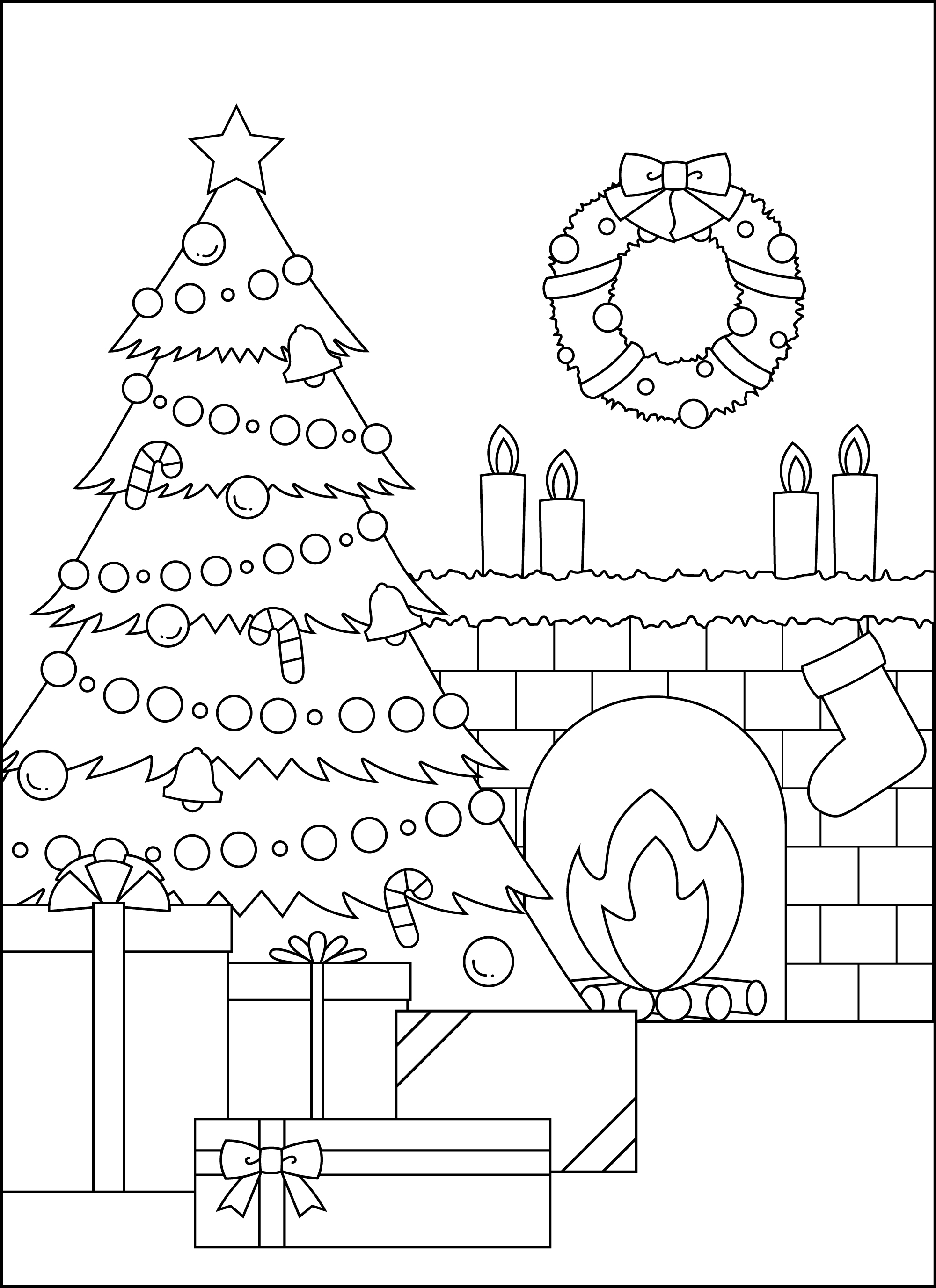 クリスマス 塗り絵 ミニキャンバス 50×70mm ツリー 縦向きパーツ材料の通販 大王製作所オンラインショップ<インボイス制度登録店>