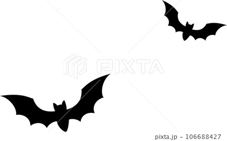 ハロウィンのかわいいコウモリのフレームのベクターイラスト225859984 毎月1点無料 フリー のストックフォト イメージマート