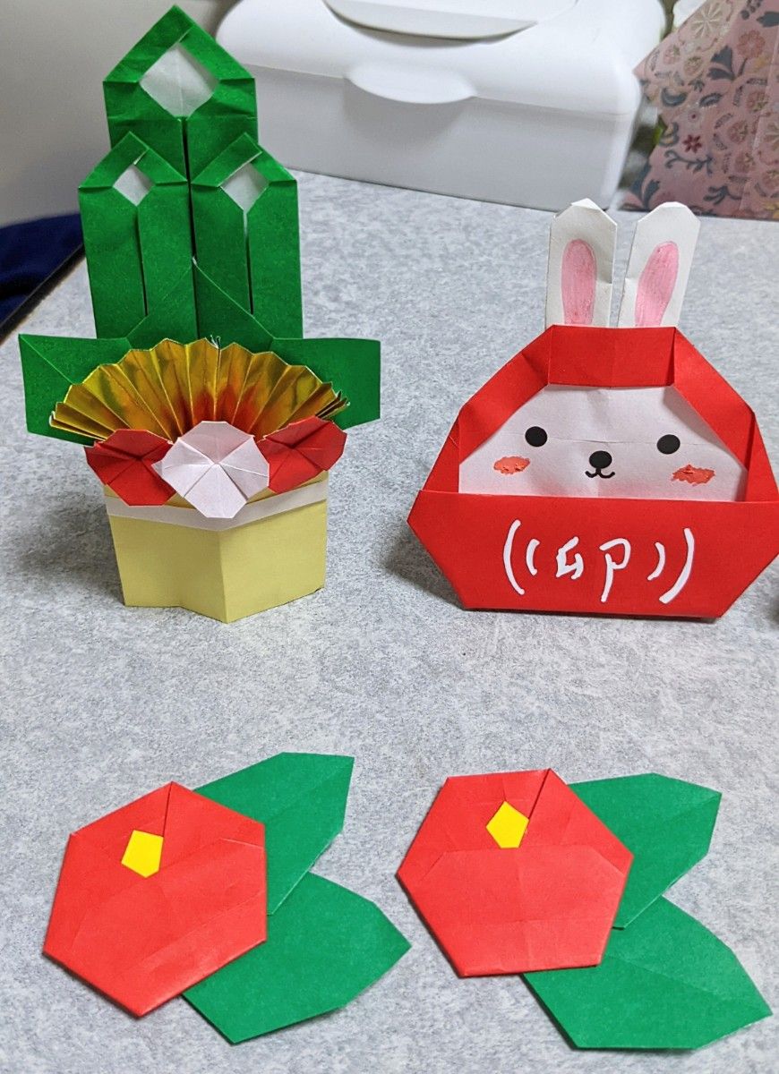 お正月飾り 手作り折り紙 立体 おしゃれTikTok
