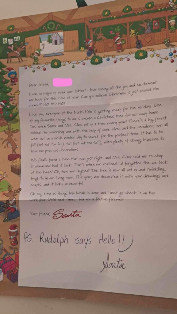 みらいブログ サンタさんからの手紙とクリスマス誠信会 法人情報