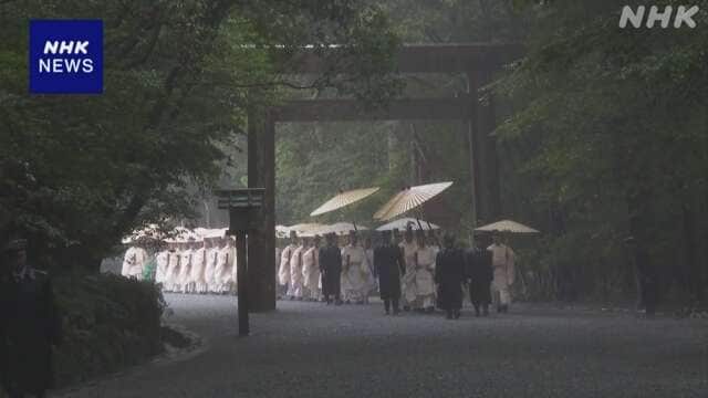 画像8 19枚伊勢神宮で「山口祭」 8年後の式年遷宮に向け、山へ入る許し乞う：朝日新聞デジタル