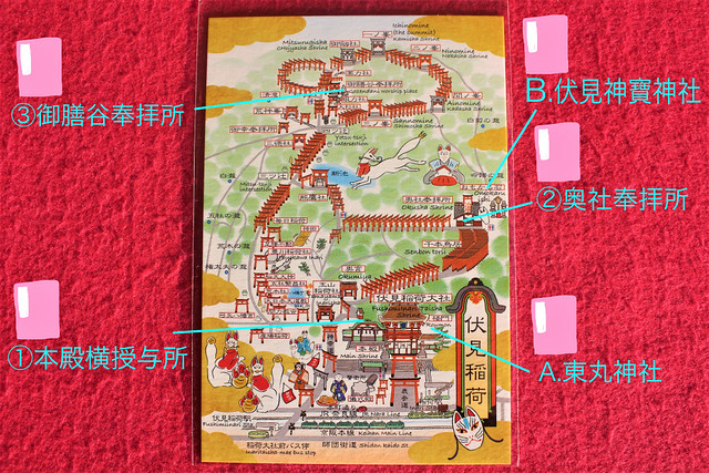 京都 伏見稲荷大社 .切り絵御朱印 V 京都 伏見稲荷に鎮座する『伏見神宝