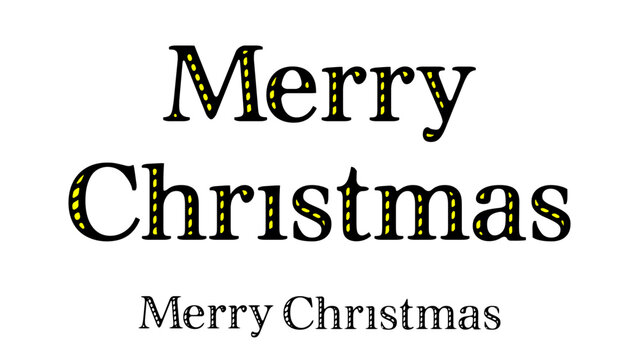 メリークリスマス手書きレタリングイラスト画像とPNGフリー素材透過の無料ダウンロード - Pngtree