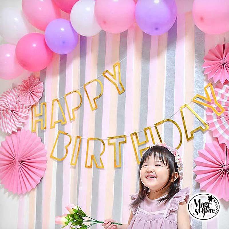 バースデー 飾り付け 女の子 装飾 セット お花 バルーン ガーランド a-b5520 Flower Garden
