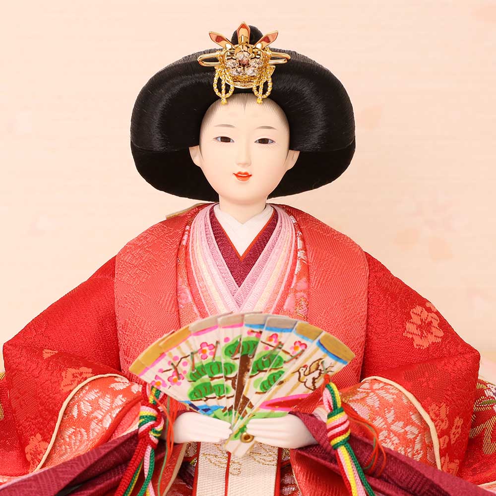 初節句お祝いひな祭り 髪飾りフェア!!ひな祭り髪飾り 鹿の子仕様 豪華３点セットひな祭り髪飾りピンク 華やかな雛人形でお部屋がひな祭り に早変わり りな雛 ひな祭りのお雛様 – 人形のひなせい