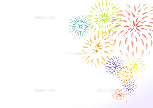 フリーイラストリアルな打ち上げ花火パブリックドメインQ：著作権フリー画像素材集