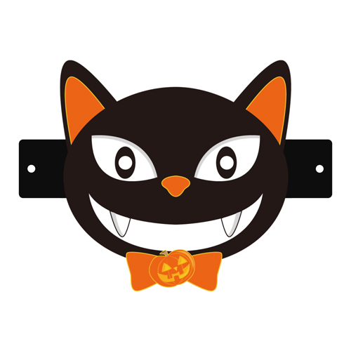 Halloween お面 フリー素材らびっとふぁーふぁ