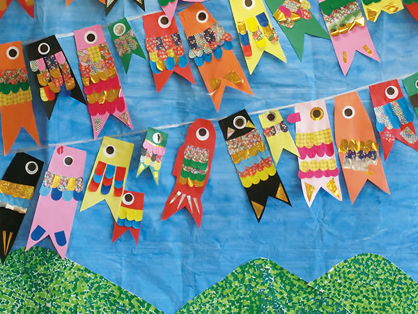 こいのぼりの工作で高齢者におすすめ！デイサービスで簡単飾りの作り方！ココシレル