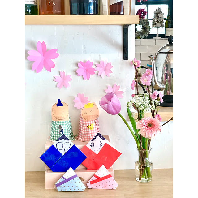 折り紙でつるし雛〜ひな祭りにちなんだ製作飾り〜保育と遊びのプラットフォーム ほいくる