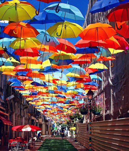 念願のアゲダの傘祭りへ！ランチのお店も最高で大満足！！＜Day183＞tabitabi