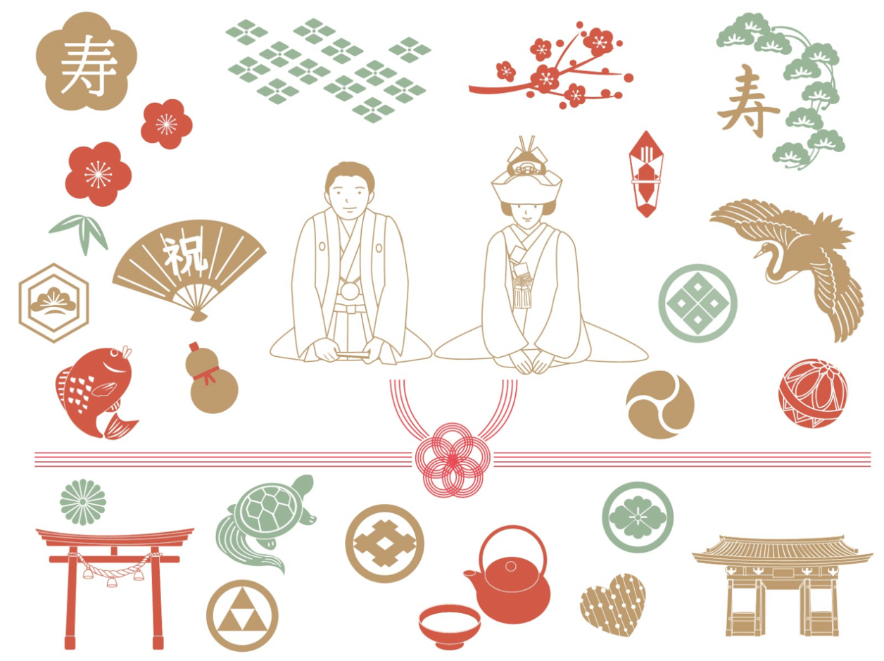 結婚式 和装イラストイラスト