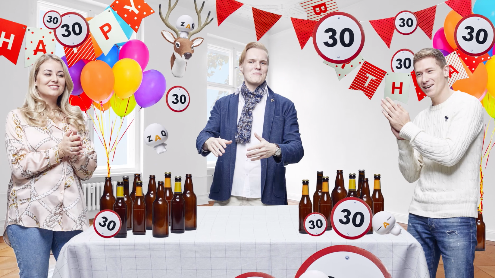 誕生日おめでとう！ハッピーバースデーソング！グリーティングカード動画でお祝い🥂