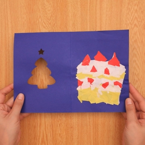 うさぎのちぎり絵とクリスマスリースを作りました高齢者介護をサポートするレクリエーション情報誌『レクリエ』