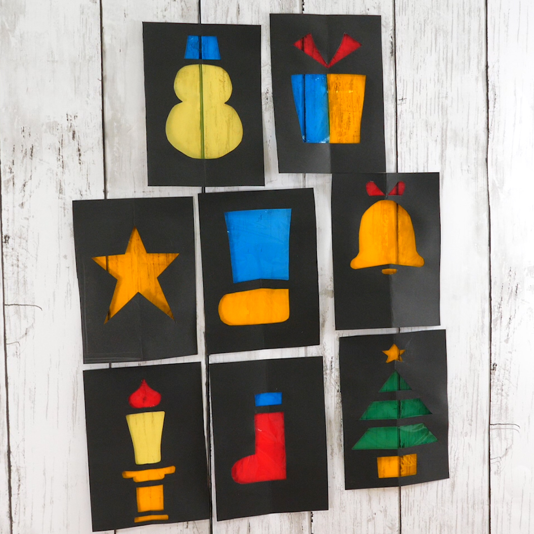 クリスマス工作 ステンドグラス風クリスマスリース こんな可愛いの作れるよ！ : 名古屋市地域子育て支援拠点 ケロちゃんのブログ