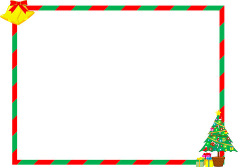 クリスマスフレーム枠イラスト無料フリー素材Good