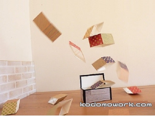 主役が飛び出す！びっくり箱のようなお誕生日仕掛けアルバム 手作りアルバムアルバムキッチン