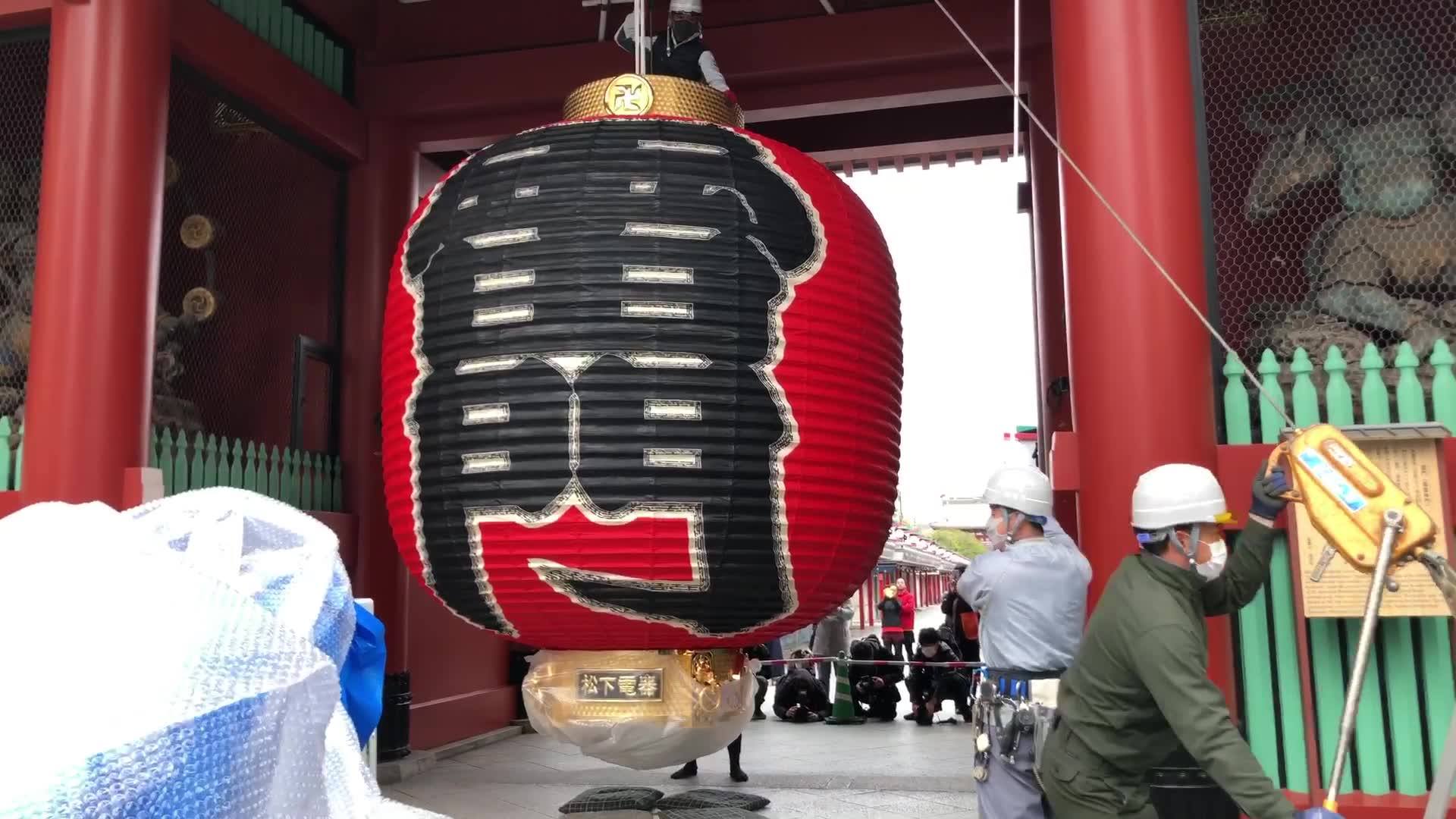 浅草寺雷門の大提灯ドクタートラスト 社長 高橋雅彦のブログ