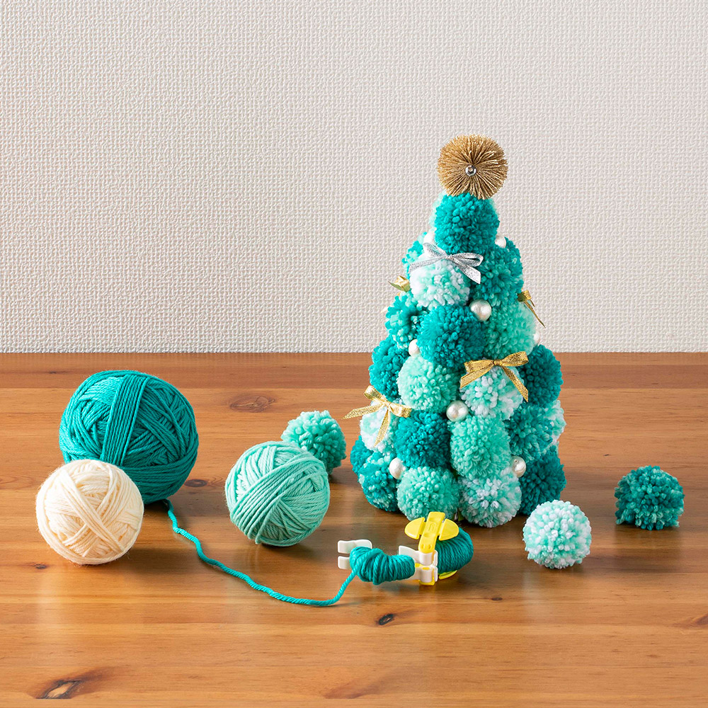 毛糸のクリスマスツリー - YUKINO0206'S GALLERYminne byGMOペパボ 国内最大級のハンドメイド・手作り通販サイト