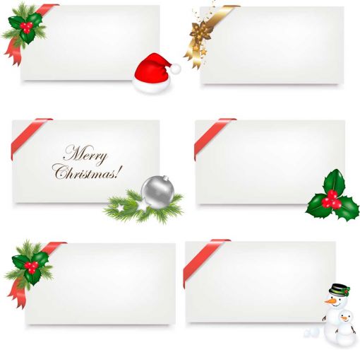 クリスマスカード_01 カード・挨拶状のプリント素材を無料ダウンロード