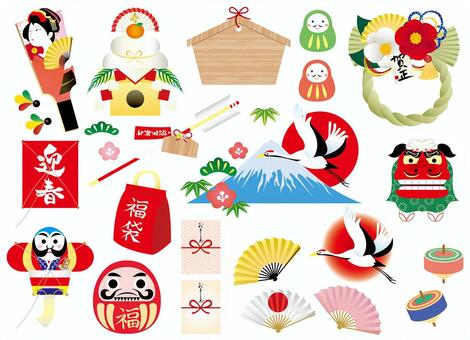 お正月のあそび1」 保育 「みさきのイラスト素材」 - 素材屋イラストブログ