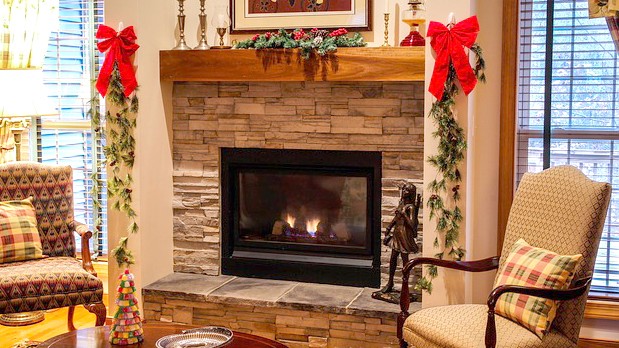 クリスマス 暖炉のある部屋のインテリア実例RoomClip ルームクリップ