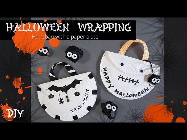 ハロウィン折り紙 簡単♪可愛い♪ カボチャのバックの作り方かぼちゃの袋の折り方 実用折り紙